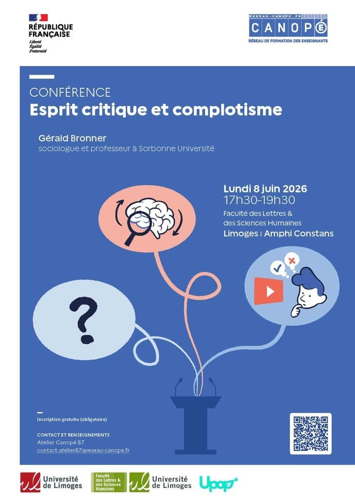 Illustration de l'événement : Conférence de Gérald Bonner