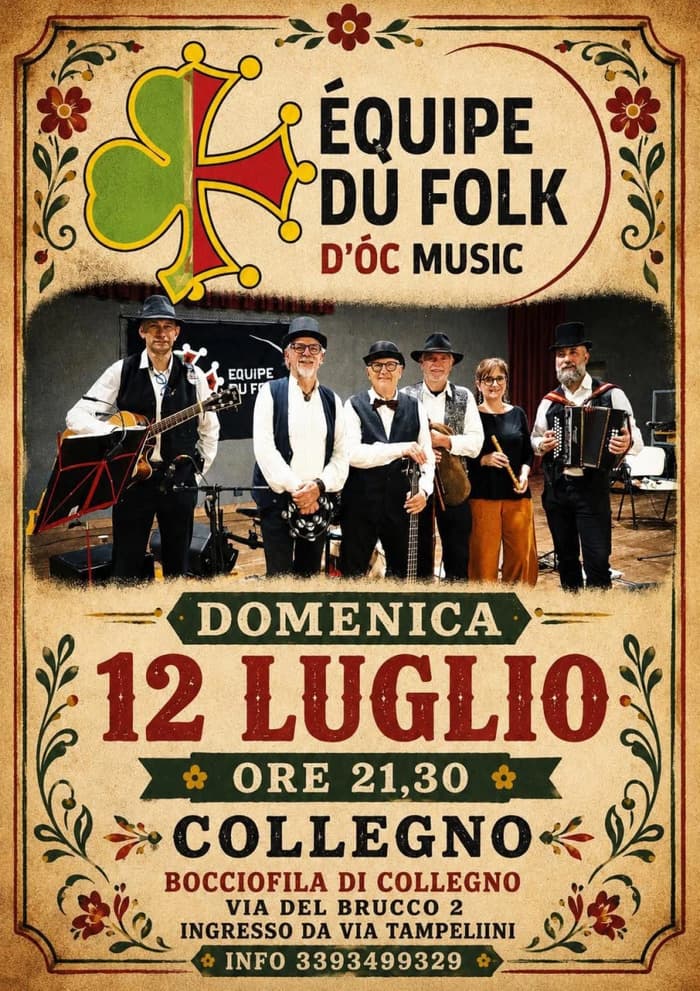 Illustration de l'événement : Equipe du Folk concerto a ballo musica Oc