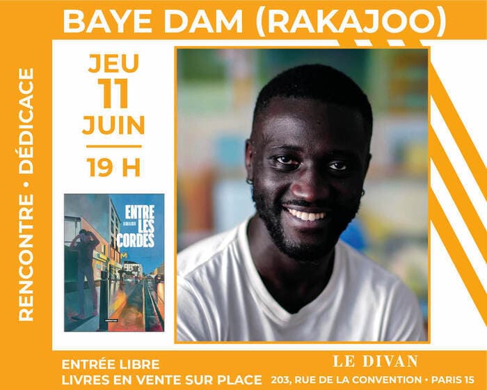 Illustration de l'événement : Rakajoo présente son roman graphique « Entre les cordes »