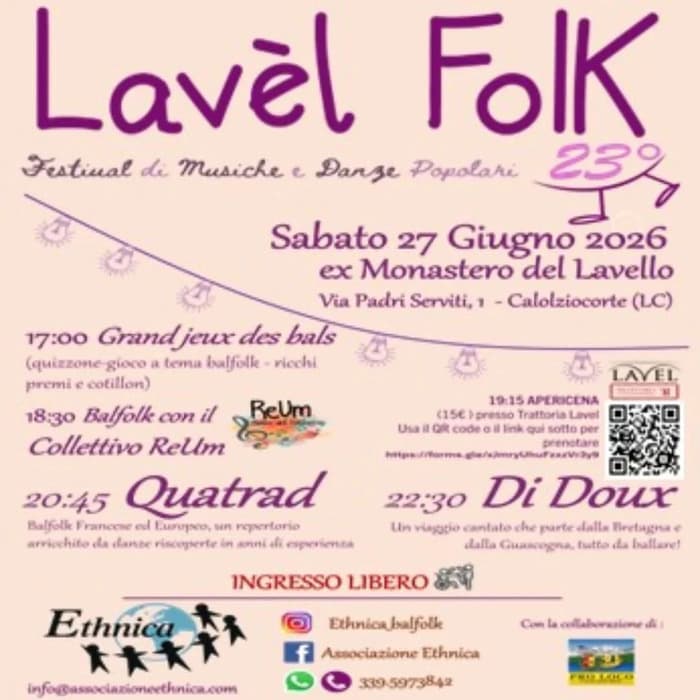 Illustration de l'événement : Lavel Folk