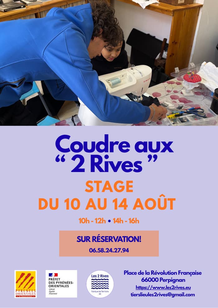 Illustration de l'événement : L'atelier couture ouvre ses portes cet été !
