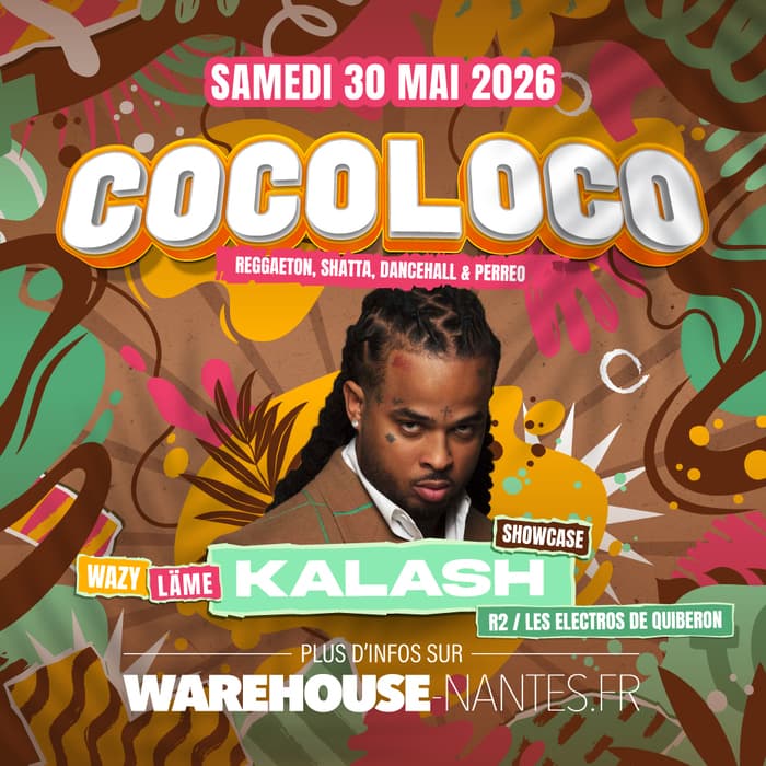 Illustration de l'événement : COCOLOCO invite KALASH en showcase exclusif à Nantes