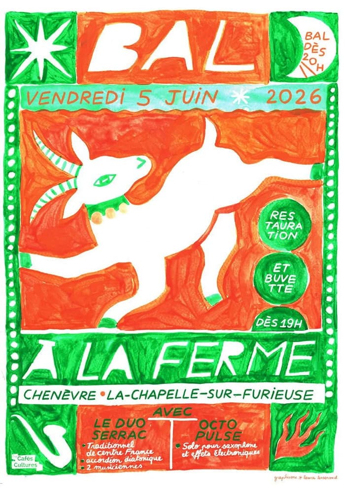 Illustration de l'événement : Bal Folk à la ferme de Chenèvre