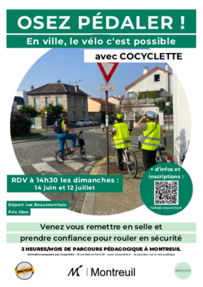 Illustration de l'événement : Osez Pédaler avec Cocyclette