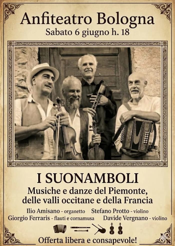 Illustration de l'événement : Musiche e danze del Piemonte, delle valli occitane e Francia