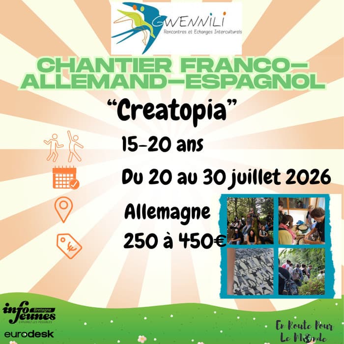 Illustration de l'événement : Echange franco-allemand-espagnol pour les 15-20 ans