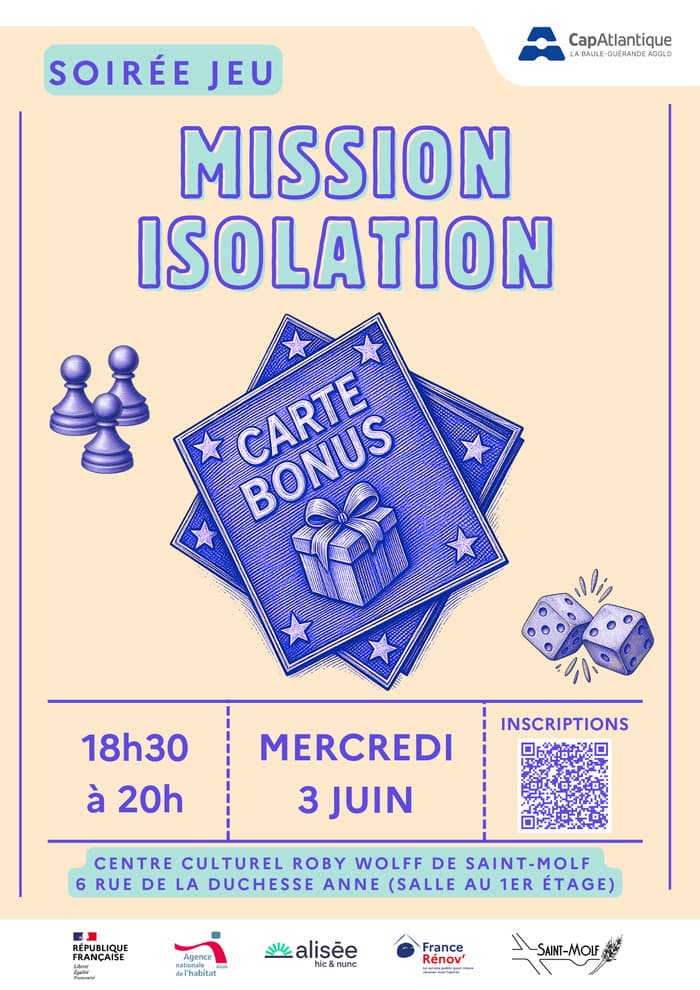 Illustration de l'événement : Soirée jeu : mission isolation