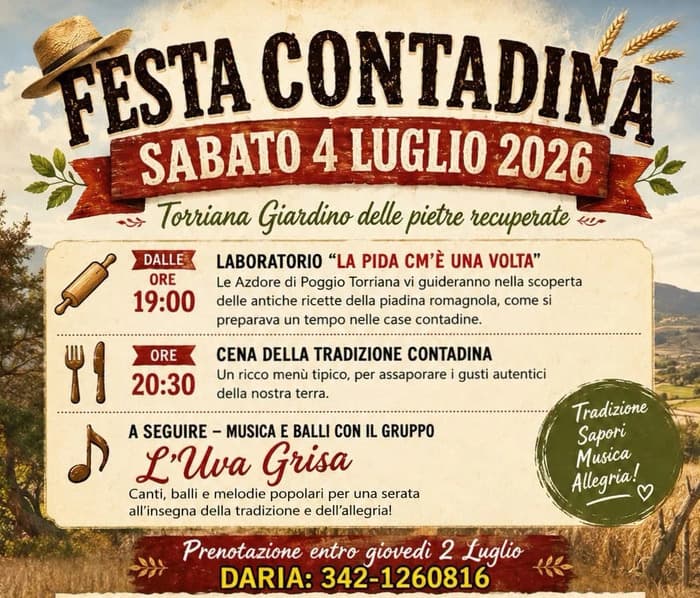 Illustration de l'événement : Festa contadina