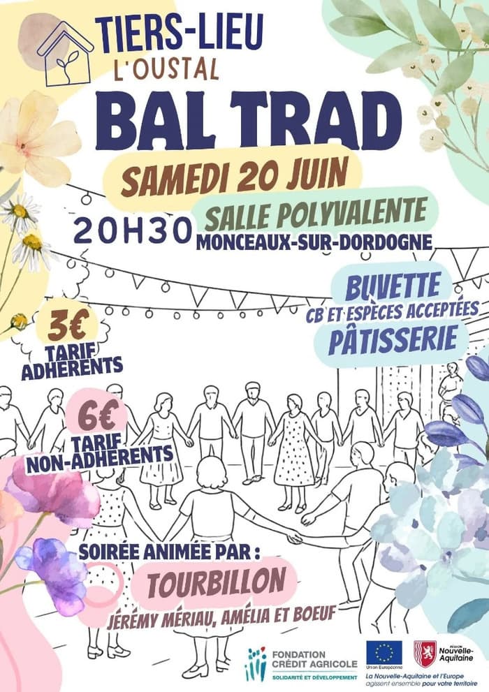 Illustration de l'événement : Bal Trad du tiers lieu L'Oustal