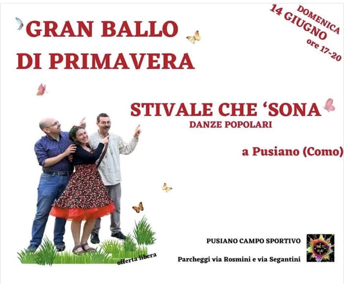 Illustration de l'événement : Pomeriggio danze e musica popolari