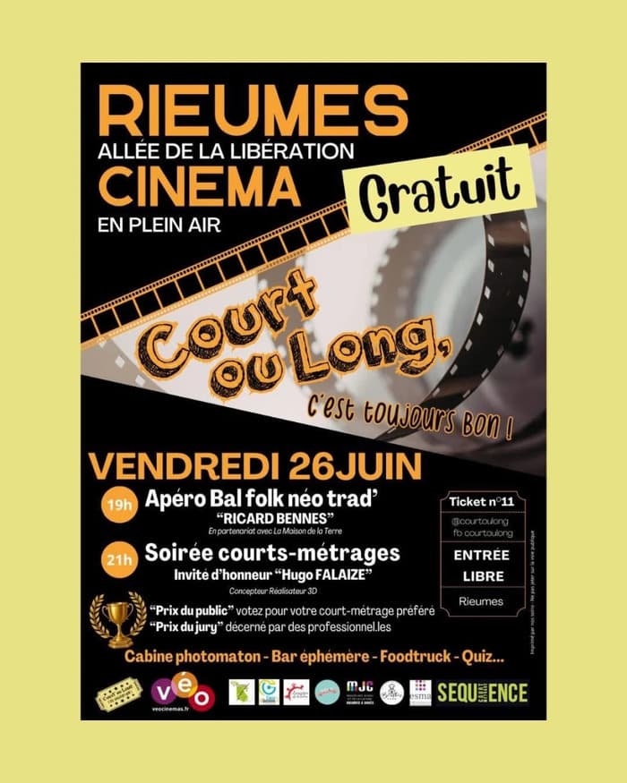 Illustration de l'événement : Bal folk néo trad du festival de cinéma Court ou long à Rieumes