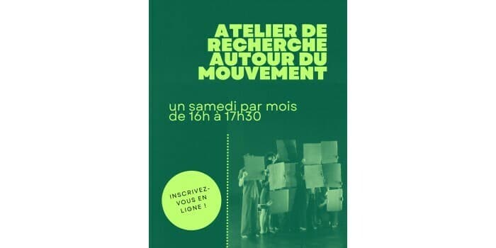 Illustration de l'événement : Atelier de recherche autour du mouvement