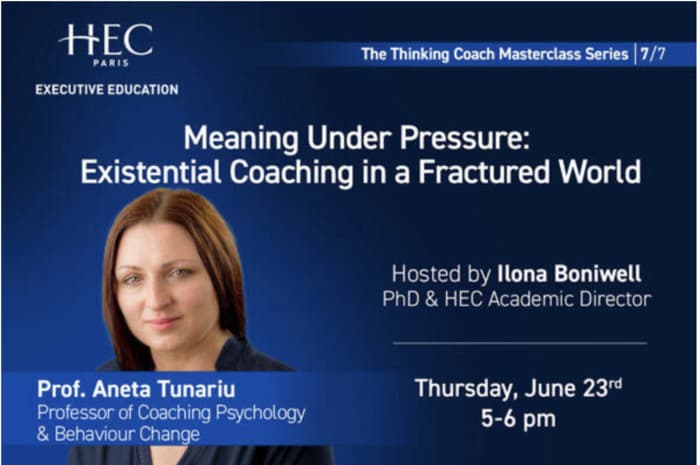 Illustration de l'événement : Meaning Under Pressure — with Professor Aneta Tunariu