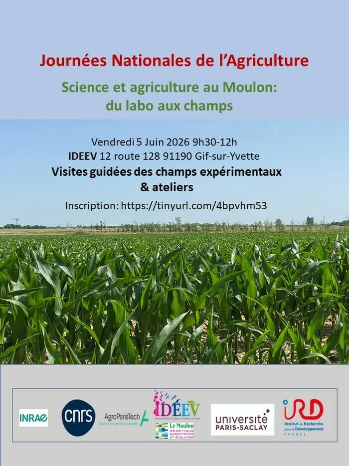 Illustration de l'événement : Science et agriculture au Moulon : du labo aux champs