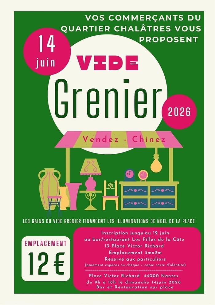 Illustration de l'événement : Vide-greniers du quartier Chalâtres