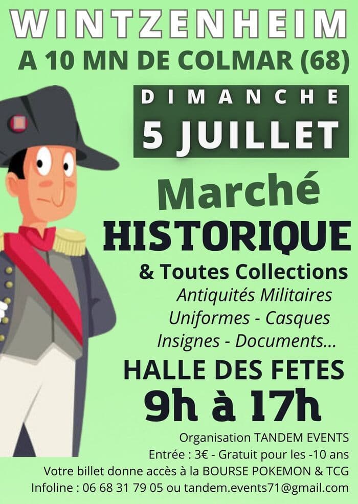 Illustration de l'événement : Marché historique et toutes collections
