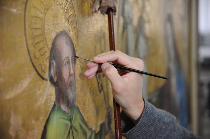 Illustration de l'événement : Découverte de l'atelier de restauration de peinture