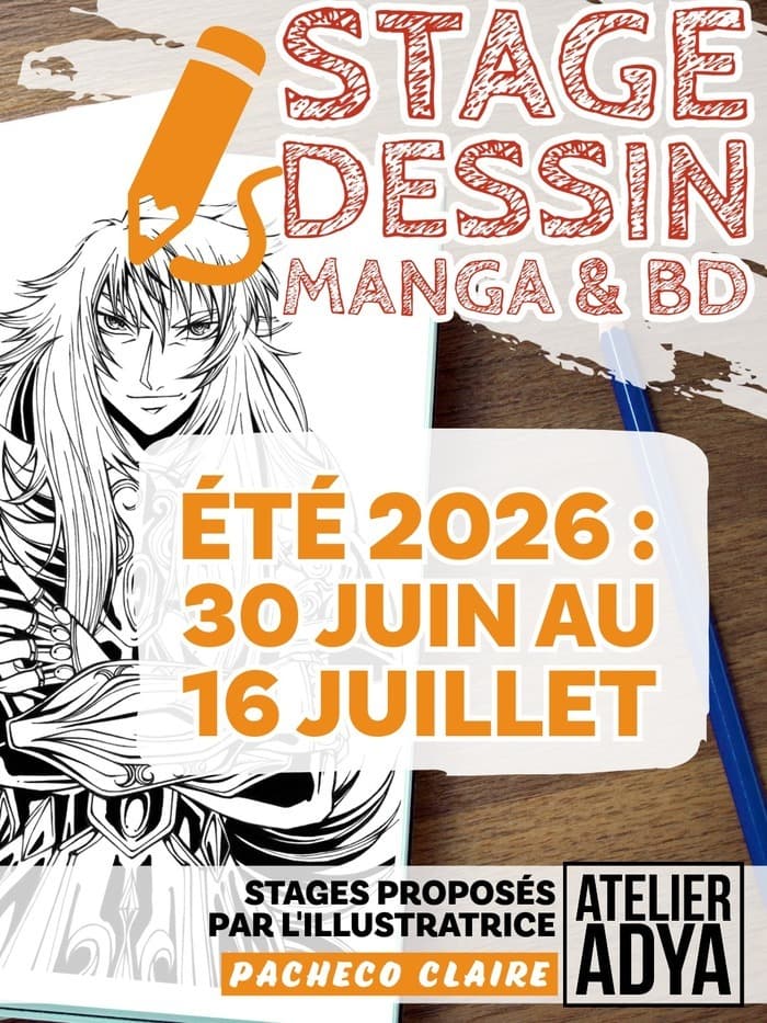 Illustration de l'événement : Stage de Dessin, Manga et BD