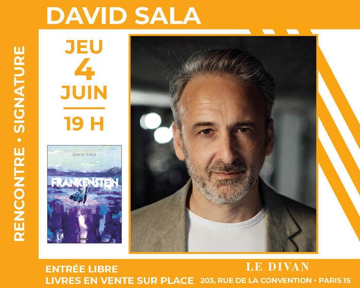 Illustration de l'événement : L'auteur et illustrateur, David Sala présente le roman graphique « Frankenstein »