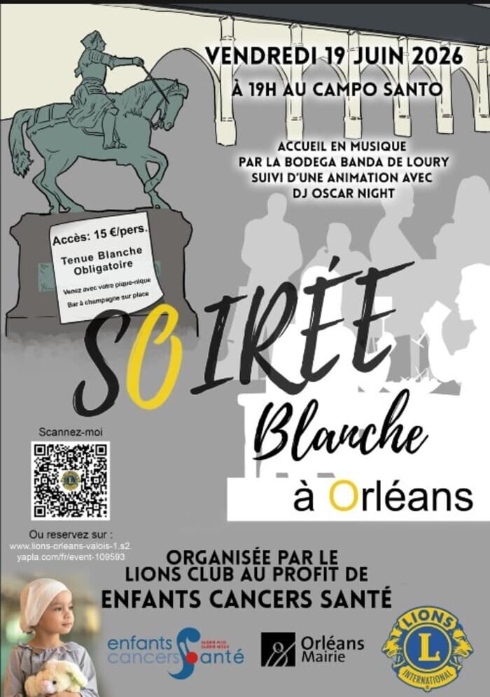 Illustration de l'événement : SOIRÉE BLANCHE et DANSANTE au Campo Santo Orléans