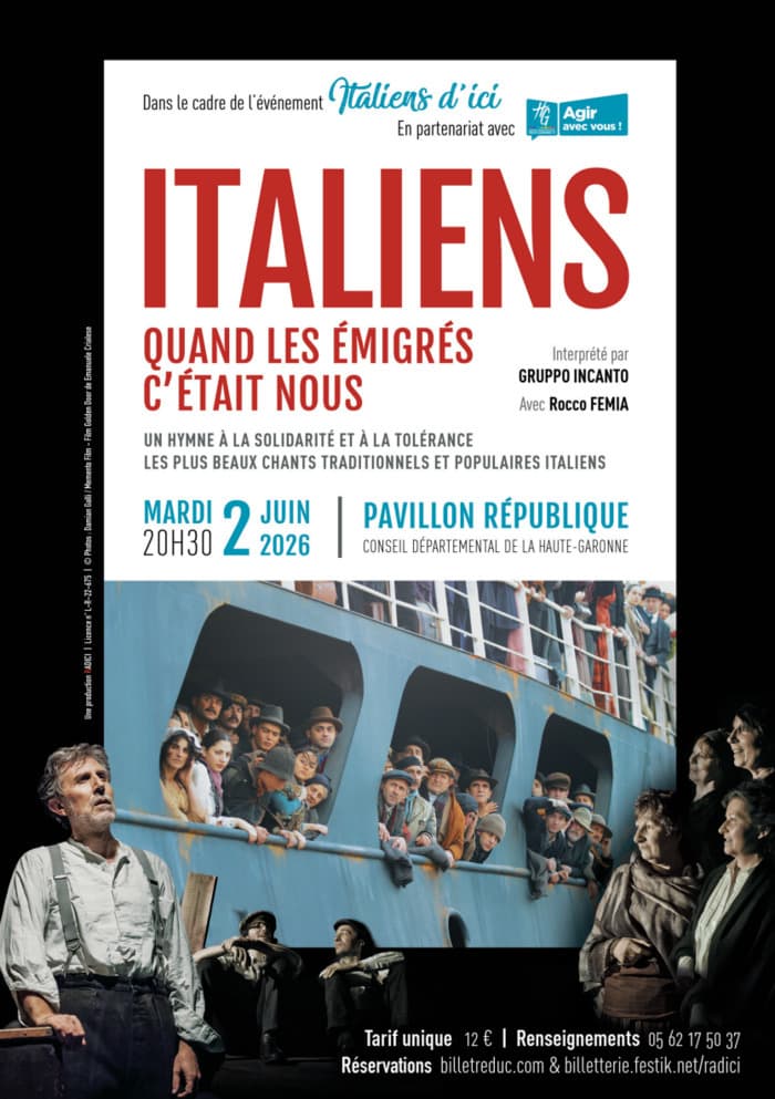 Illustration de l'événement : ITALIENS QUAND LES EMIGRES C’ETAIT NOUS