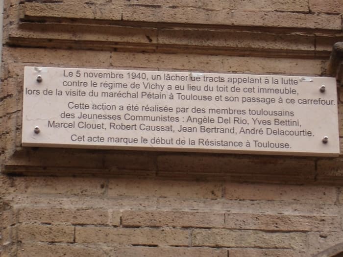 Illustration de l'événement : « 5 NOVEMBRE 1940 : LE PREMIER ACTE DE RÉSISTANCE À TOULOUSE » - conférence