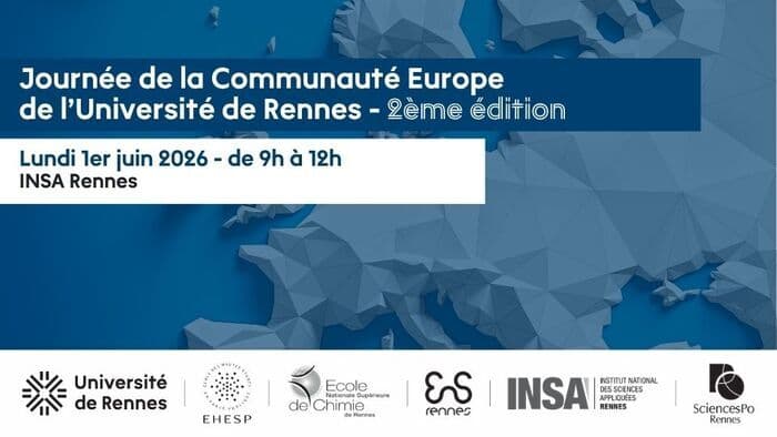 Illustration de l'événement : Journée de la Communauté Europe de l’Université de Rennes - 2ème édition