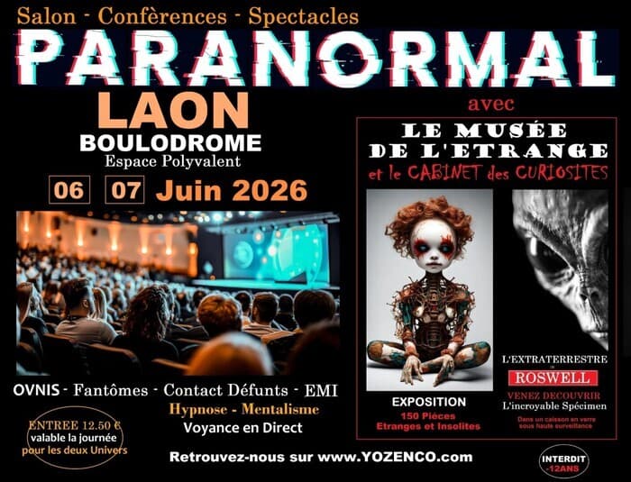 Illustration de l'événement : Salon du Paranormal au Boulodrome (Espace Polyvalent) à LAON