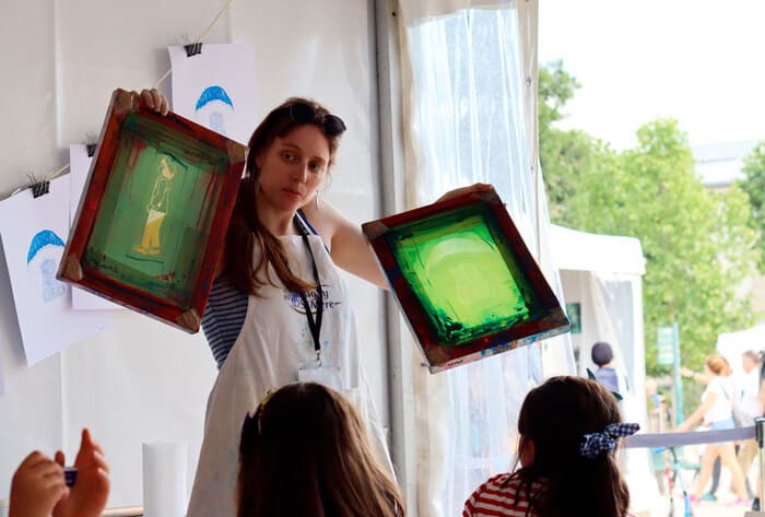 Illustration de l'événement : Atelier sérigraphie avec Amélie !