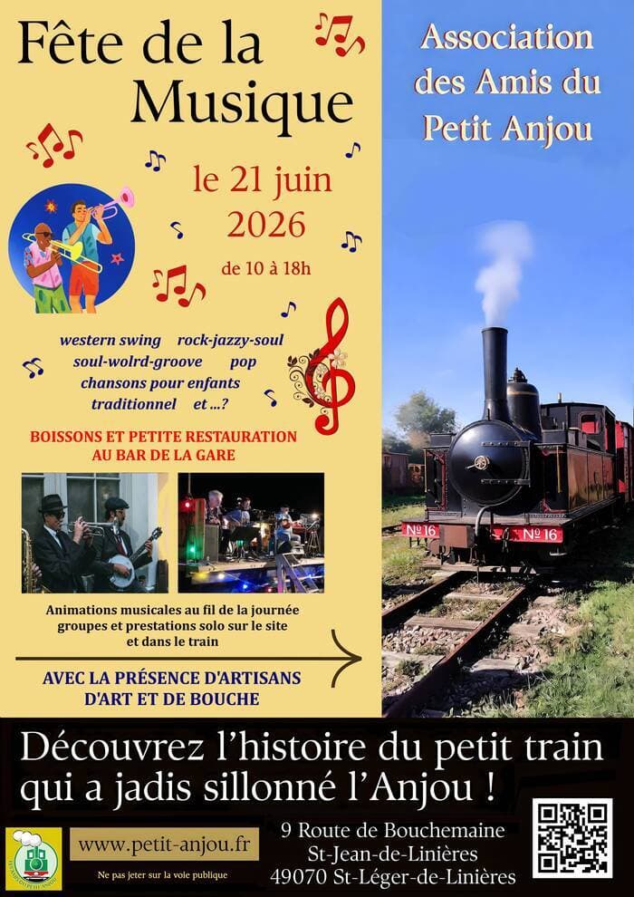 Illustration de l'événement : Le Petit Anjou fête la musique dans sa gare