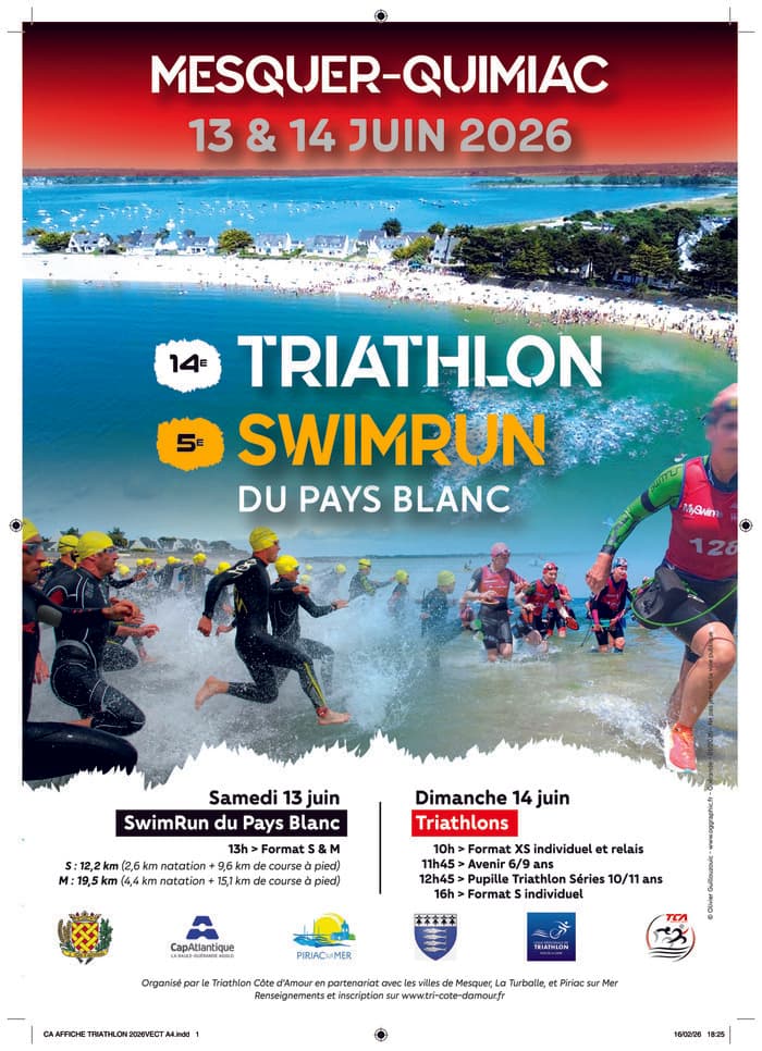 Illustration de l'événement : Triathlon et swimrun du Pays Blanc