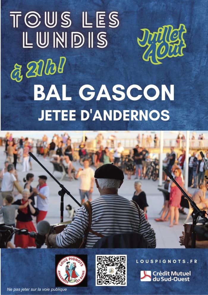 Illustration de l'événement : Bal GASCON en scène ouverte tous les lundis de l'été