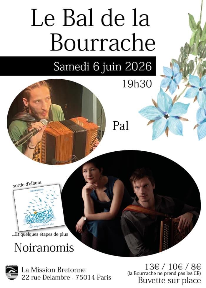 Illustration de l'événement : Le Bal de la Bourrache avec Pal et Noiranomis