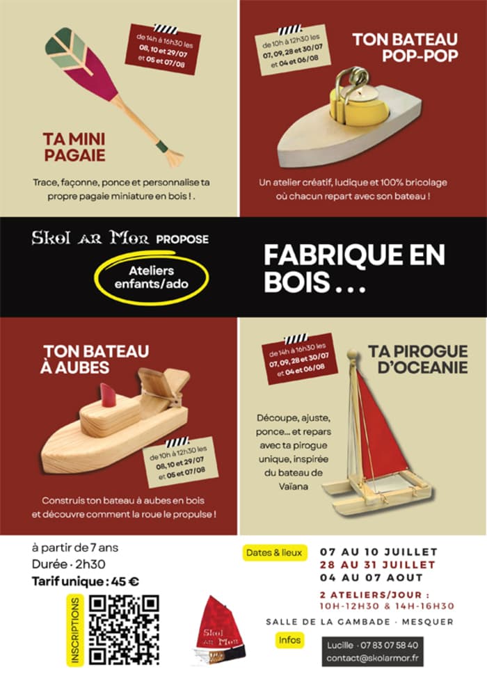 Illustration de l'événement : Atelier enfant - mini pagaie