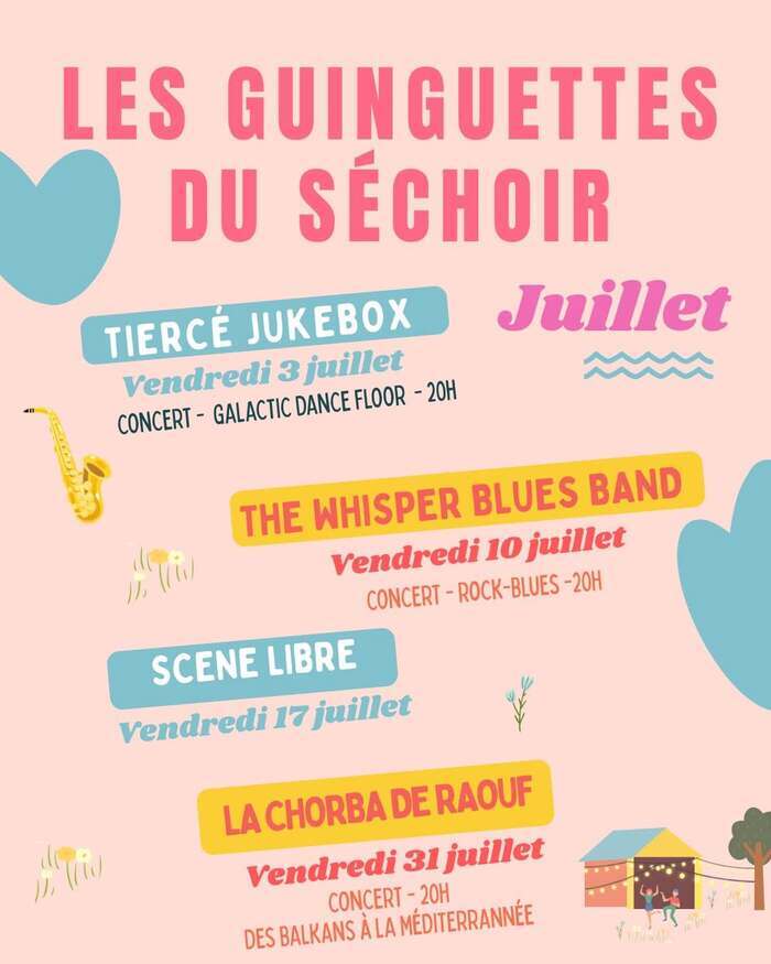 Illustration de l'événement : Scène libre aux Guinguettes du Séchoir