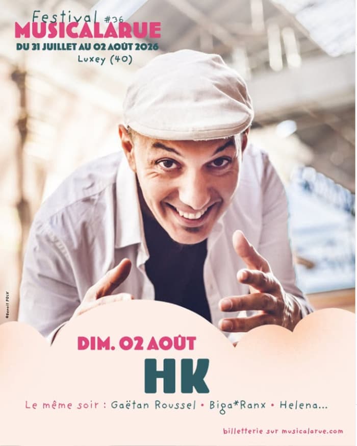 Illustration de l'événement : 02 août 2026 - HK en concert à Luxey (40)