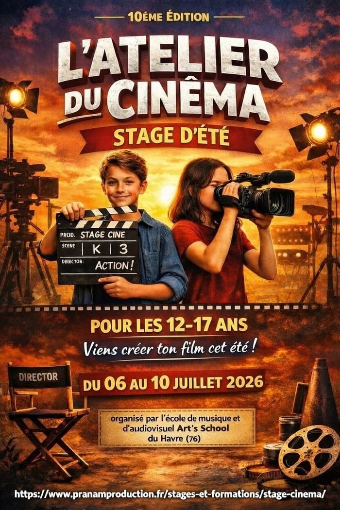 Illustration de l'événement : Stage cinéma "L'atelier du cinéma"