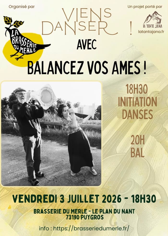 Illustration de l'événement : Bal folk à la Brasserie du Merle