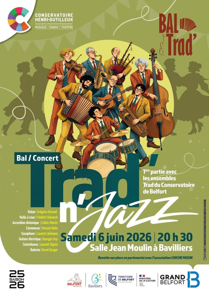 Illustration de l'événement : Bal Trad'n Jazz