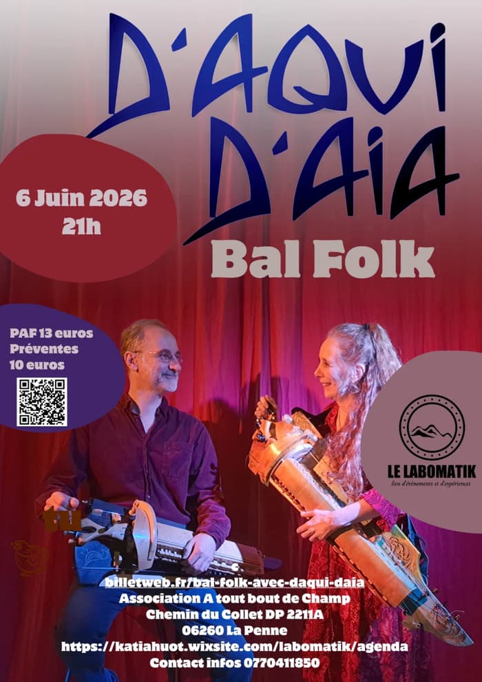 Illustration de l'événement : Bal Folk avec d'Aqui d'Aïa