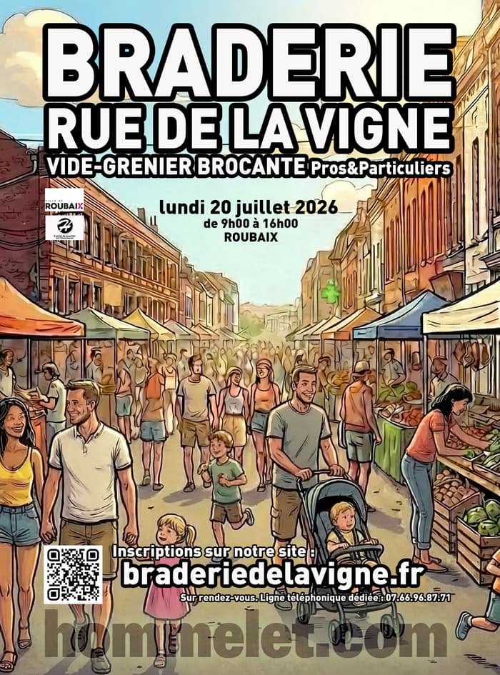 Illustration de l'événement : Braderie de la Vigne 2026