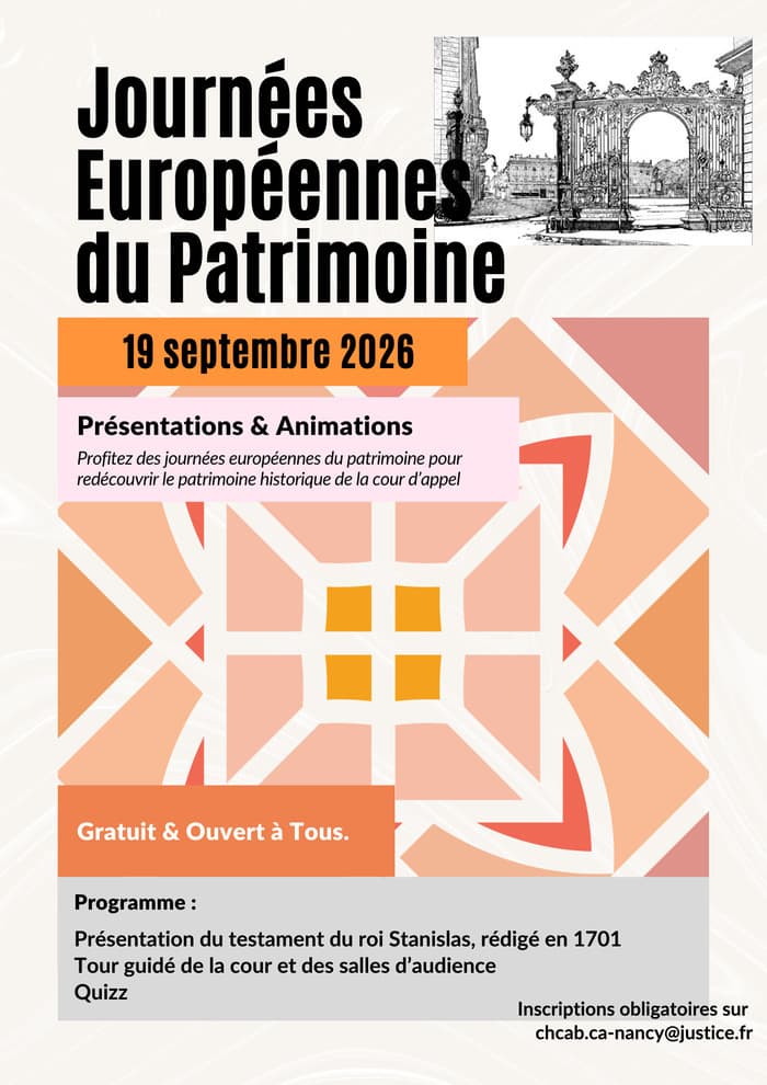 Illustration de l'événement : Présentation d'un document historique rare à la Cour d'appel