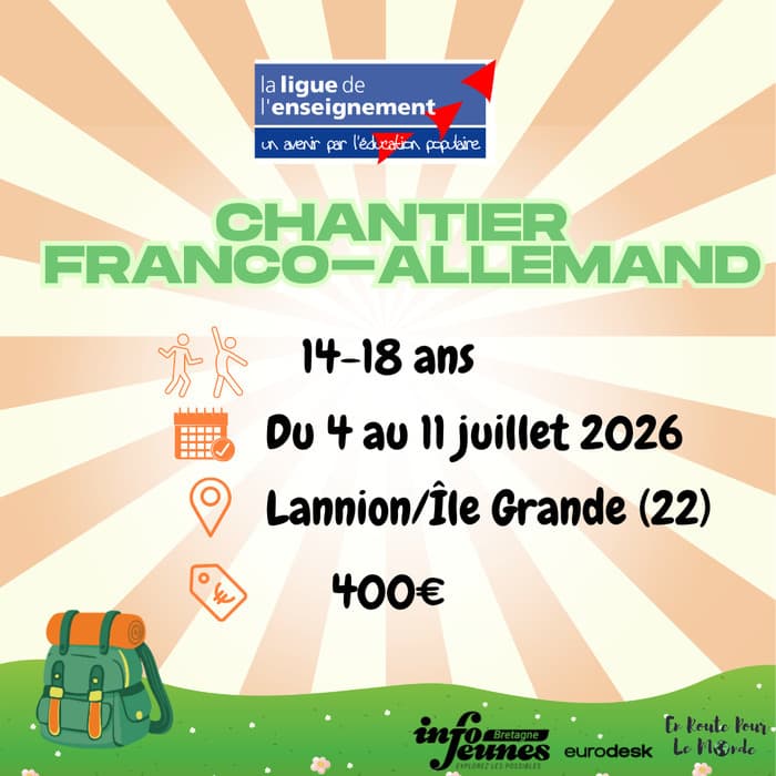 Illustration de l'événement : Chantier franco-allemand Lannion/Île Grande