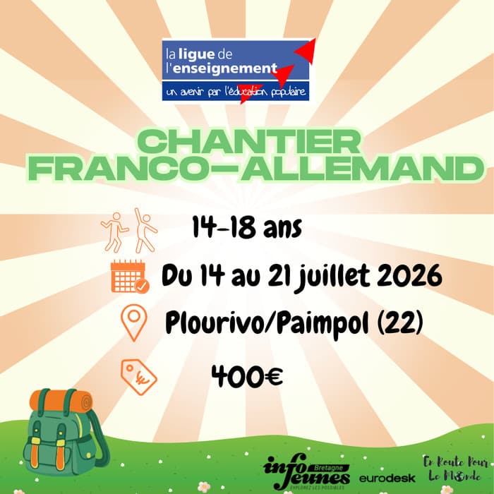 Illustration de l'événement : Chantier franco-allemand Plourivo / Paimpol