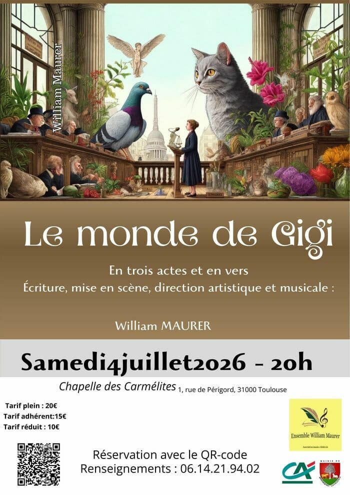 Illustration de l'événement : Spectacle : Le monde de Gigi