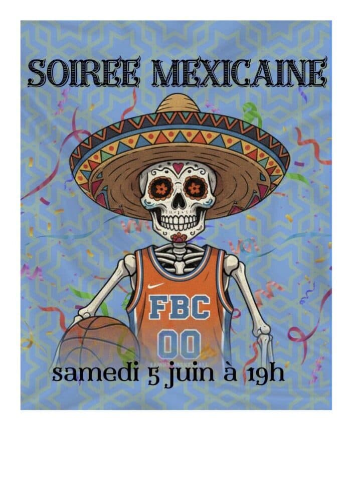 Illustration de l'événement : Soirée mexicaine du basket - Samedi 6 juin