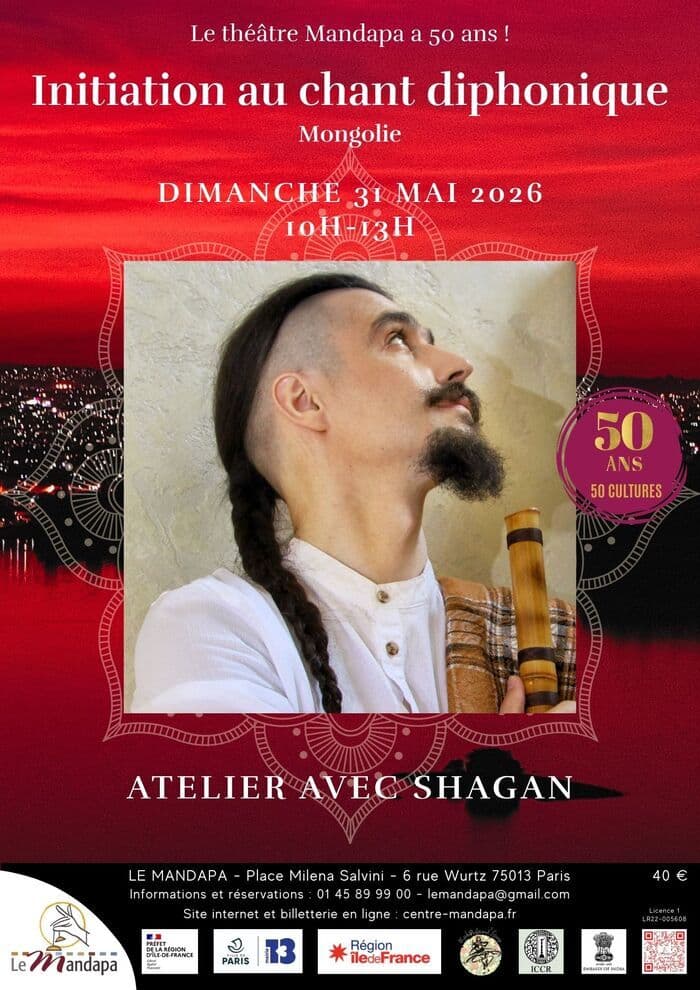 Illustration de l'événement : Initiation au chant diphonique - Atelier avec Shagan