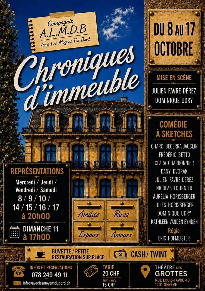 Illustration de l'événement : Chroniques d'Immeuble