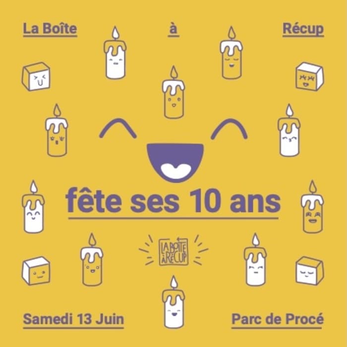 Illustration de l'événement : Les 10 ans de La Boîte à Récup