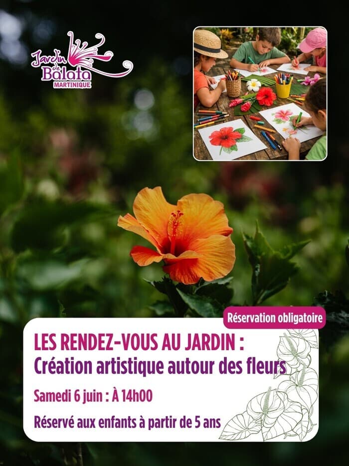 Illustration de l'événement : Création artistique au Jardin de Balata